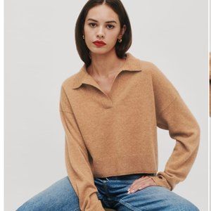 REFORMATION - Cashmere Polo Sweater